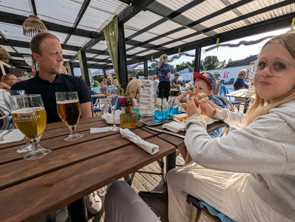 Födelsedagsmiddag på Delfinen